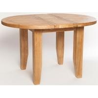 Furniture Link Aylesbury Oak Round Extending Dining Table - Small