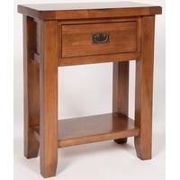 furniture link ashley pine console table small