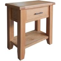 furniture link hampshire oak console table small