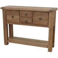 furniture link danube oak console table large