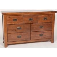 furniture link ashley pine dresser drawer 7 drawer