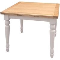 Furniture Link Avoca Painted Small Draw Leaf Extending Dining Table