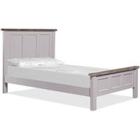 Furniture Link Wellington Cotton White Reclaimed Pine Bed