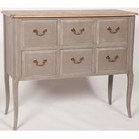 furniture link chateau painted chest of drawer 6 drawer