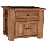 Furniture Link Danube Oak Granite Top Island