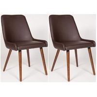 Furniture Link Chloe Brown Dining Chair (Pair)