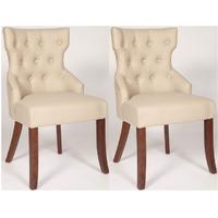 furniture link coco cream dining chair pair