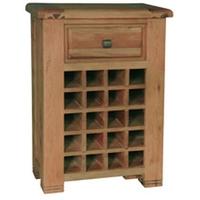 Furniture Link Danube Oak Wine Rack