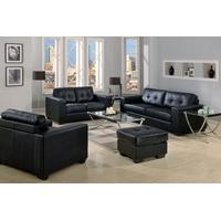 furniture link gemona black sofa suite