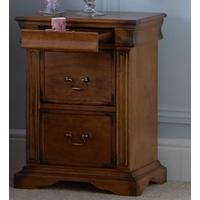 furniture link downton wooden night stand