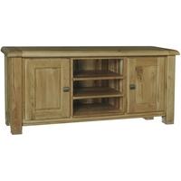 Furniture Link Danube Oak TV Unit - Plazma