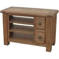 Furniture Link Danube Oak TV Unit - Rectangular