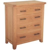 furniture link hampshire oak chest of drawer 4 drawer