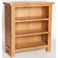 Furniture Link York Oak Bookcase - Low