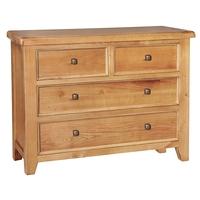 Furniture Link Aylesbury Oak Dresser - 4 Drawer