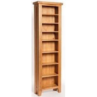 Furniture Link Aylesbury Oak CD and DVD Rack -Slim