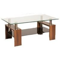 furniture link rio walnut coffee table