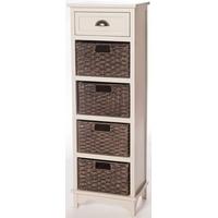 Furniture Link Libra Off White Chest of Drawer - 5 Drawer