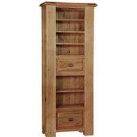 Furniture Link Danube Oak Tall Wine Rack