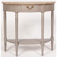 Furniture Link Chateau Painted Half Moon Console Table