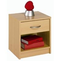 Fusion Beech Bedside Cabinet