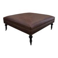 Fulham Foot Stool, Brown