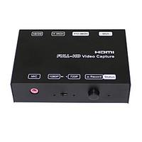 Full HD 1080P Video Game Capture H.264 Encoder Game Capture HDMI Game Recorder HDMI Converter with USB 3.0 Port