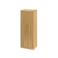 furniture express sherwood 2ft6in plain robe modern oak assembled ward ...