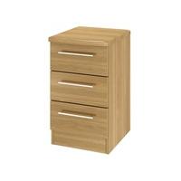 furniture express sherwood 3 drawer locker modern oak assembled bedsid ...