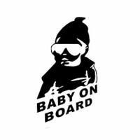 Funny Baby on Board Car Sticker Car Window Wall Decal Car Styling