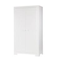 fusion wooden wardrobe in white pine with 2 doors