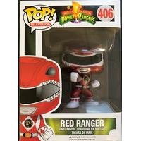 funko figurine power rangers ranger red metallic exclu pop 10cm 088969 ...