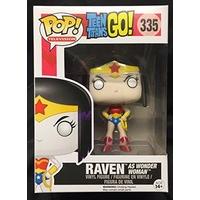 Funko - Figurine Dc Comics Teen Titans Go ! -Raven As Wonder Woman Exclu Pop 10cm - 0889698100809