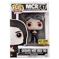 Funko Pop! ROCKS My Chemical Romance Gerard Way (Red Tie) #47 Exclusive Figure MCR