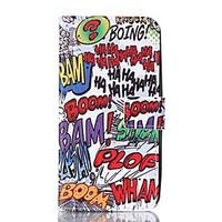 Full Body Card Holder / Flip Graffiti BOOM TPU Hard Case Cover For Huawei Huawei P9 / Huawei Honor 5X/Honor 8