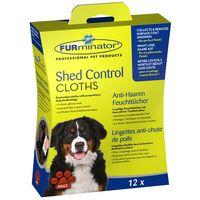 FURminator Dog Shed Control Cloths - 12 Cloths