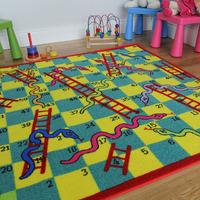 Fun Snakes & Ladders Kids Play Mat - Apollo 133x133