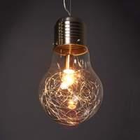 futura pendant light in light bulb form