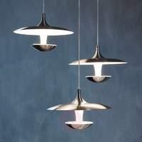 Futuristic-looking LED hanging light Toronja