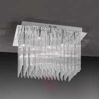 Future II Ceiling Light with Glass Rods