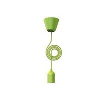 funk ceiling pendant light suspension lime