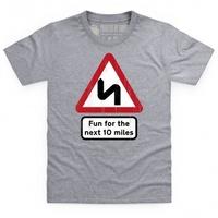 Fun For Ten Miles Kid\'s T Shirt