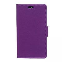 Full Body Card Holder / Wallet / with Stand Solid Color PU Leather Hard Case Cover For Huawei Huawei Y560 / Huawei Y6/Honor 4A