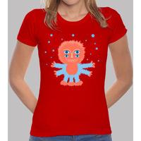 Funny Fluffy Alien Tee