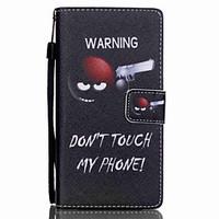Full Body Wallet / Card Holder / with Stand Word/Phrase PU Leather Hard Case Cover For Huawei Huawei P8 Lite