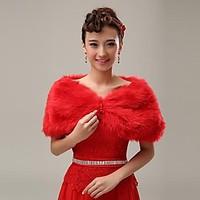 fur wraps wedding wraps womens wrap shrugs faux fur red wedding partye ...