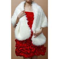 Fur Wraps / Wedding Wraps Shawls Sleeveless Faux Fur As Picture Shown Wedding / Party/Evening Clasp