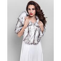 Fur Wraps Shrugs Faux Fur As Picture Shown Party/Evening / Office Career