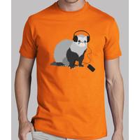 Funny Music Loving Ferret Tee