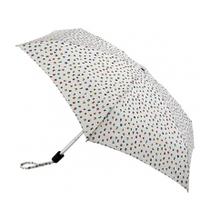 Fulton Tiny Printed Rain Umbrella, Candy Leopard, One Size